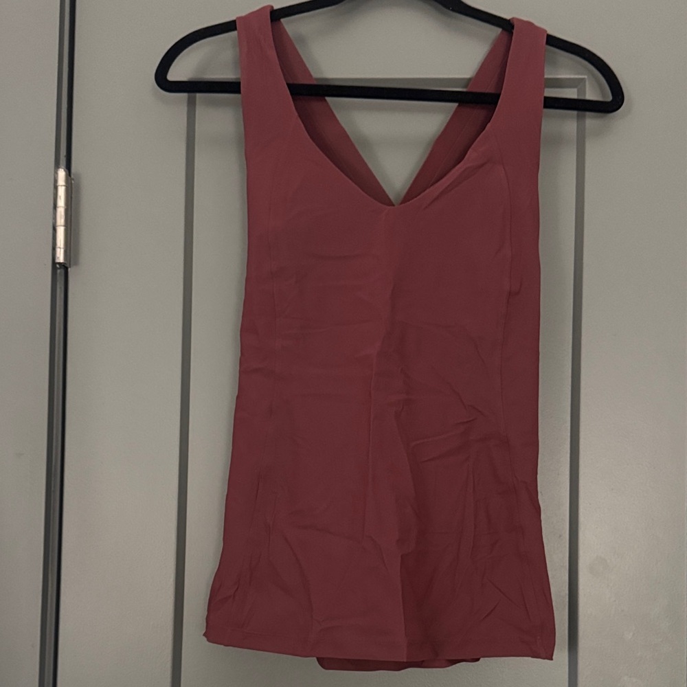 lululemon athletica Maroon Tank Top